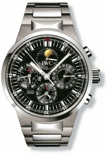 IWC GST Perpetual Calendar Stainless Steel / Black / English IW3756-15 (IW375615)